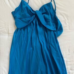 Lush Blue Midi Dress